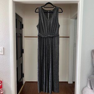 Mittoshop Gray Sleeveless Jumpsuit
